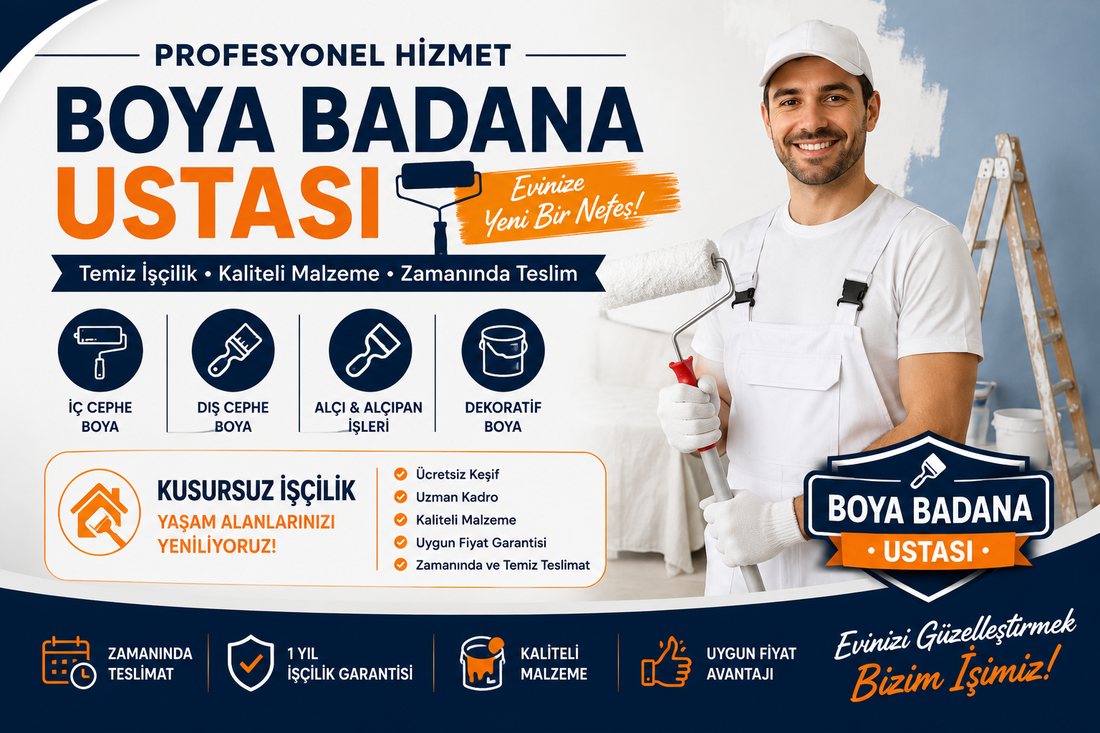 Erzene boya badana ustası – profesyonel boyacı